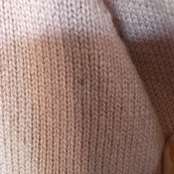 Wayf Pink Lola Puff Sleeve Sweater Mock Neck Dress - Picture 12 of 14